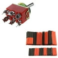 thumbnail image 2 of 1x AC 250V 15A Latching 3 Way On-Off-on Single Pole Double Throw Toggle Switch & 127PCS 2:1 Heat Shrink Tubing, 2 of 8