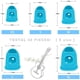 thumbnail image 3 of Protectores de Dedos de Guitarra de Silicona, Puntas de los Dedos de Guitarra, Tapas de Protección de Dedos, Protectores de Dedos de Guitarra, Protectores de Dedos para Ukelele, Protectores de Dedos, 3 of 8