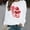 White, variant on BLTIBY 2025 Valentine's Day Sweatshirt for Women Spring Autumn Funny Love Heart Graphic Valentines Shirt Casual Valentines Round Neck Long Sleeve Pullover Top Red XXL