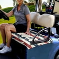 thumbnail image 3 of Renewold Golf Cart Accessories Comfortable Golf Cart Seat Cover Towel 4th of July Patriotic Decor Fits for 2/4 Person Seats Club Car Seats, 52.36" x 32.28", American Flag Stripes, 3 of 5