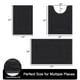 thumbnail image 2 of Juego de alfombras de baño Shacos Soft Fluffy de 3 piezas, color negro, 2 of 9