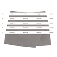 thumbnail image 2 of Gsakboxl Skirts for Women Zipper A Line Skort Asymmetric Hem Fashion Casual Business Office Mini Skirt Shorts for Ladies S, 2 of 6