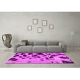 thumbnail image 3 of Ahgly Company Indoor Rectangle Abstract Pink Modern Area Rugs, 5' x 8', 3 of 4