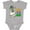 AC-Heather Grey, variant on Inktastic New to the Krewe Mardi Gras Baby Alligator Boys or Girls Baby Bodysuit