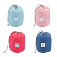 thumbnail image 3 of Large Capacity Multifunctiona with Drawstring Cylinder Multiple Pockets Cosmetic Bags, 3 of 5