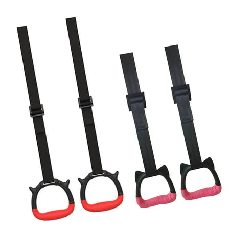 Gimnasia Ringss correas ajustables hebillas 661lbs capacidad cuerpo completo 2 pares