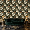 thumbnail image 4 of Whimsical Peel and Stick Wallpaper Whimsical Cats Floral Accents Vintage Style Wall Mural 23.6in x 9.8ft Self Adhesive Removable Wall Paper Renter Friendly Wallpaper for Kids Bedroom Studio, 4 of 8