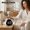 White, variant on Multifunctional Smart Desktop Digital Alarm Clock, Led Display Wake-Up Table Clock For Office Bedroom, Digital Time Date Snooze Function Alarm Bell Design, Multifunctional Desk