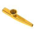 thumbnail image 1 of Alomejor Kazoo Exquisita Boca de Metal Instrumento de música de Flauta Kazoo Un Buen compa?ero para Guitarra Ukulele Violín Teclado de PianoOro) Khall Tendencias, 1 of 6