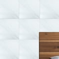 thumbnail image 1 of RENACLIPY Square Marble Wall Tiles 10 Pcs Stick On Tiles Waterproof for Kitchen Use, 1 of 8