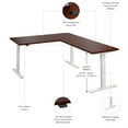 thumbnail image 6 of Move 60 Series 60W L Shaped Standing Desk in Hansen Cherry - Engineered Wood, 6 of 7