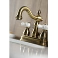 thumbnail image 4 of Kingston Brass KB1603PX Heritage 4 in. Centerset Bathroom Faucet, Antique Brass, 4 of 5
