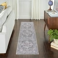 thumbnail image 3 of Nourison Home Machine Washable Series 1 Vintage Ivory Grey 2'2" x 8' Area Rug (2x8), 3 of 9