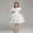 White, variant on Girls Dress High End Formal Gown For Kids Puffy Performance Outfit Elegant Party Attire Children Wear And Comfortable Fit Girls Sleeveless Dresses For Vacation,Pink Size A