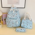 thumbnail image 2 of High Ciber Large Capacity Three Piece Backpack for Students Double Shoulder School With Laptop Compartment And Stylish Print, 2 of 5