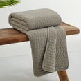 thumbnail image 2 of Levtex Home - Eyelet Taupe - Throw - Eyelet - Taupe - Quilted Throw (50x60in.) - Cotton, 2 of 3