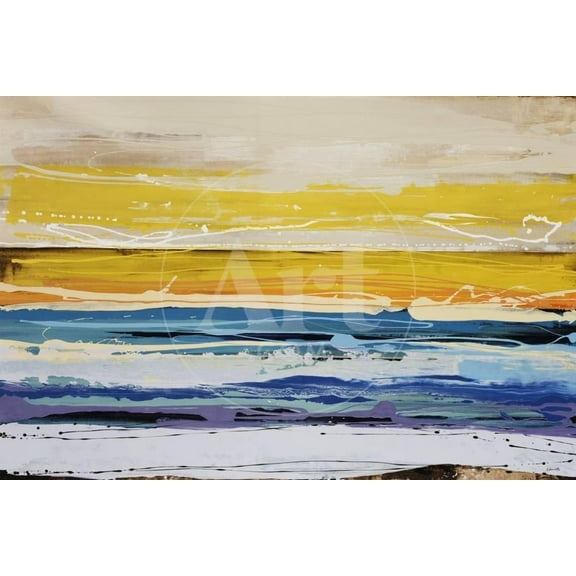 Flow Time, Abstract Unframed Giclee Print Wall Art by Sydney Edmunds Sold by ArtCom