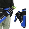 thumbnail image 6 of M Buder Bow and Arrow Pot Multidirectional Storage Portable Archery Arrow Holder Bag for Hunting, Compound Recurve Bows, Includes Belt, Blue, 18.1 inches / 46 cm, 6 of 9