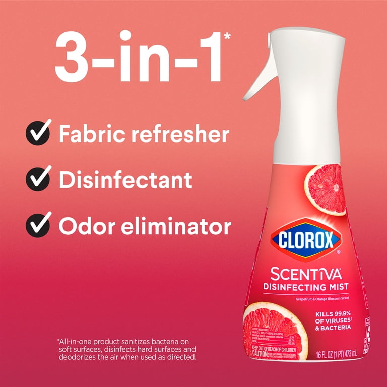 【2本】DPL Cell Infusion Program Cream Mist Clorox Scentiva Disinfecting Mist, Grapefruit and Orange Blossom