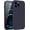 Dark Blue, variant on Designed for iPhone 12 Pro Max Case with Screen Protector,Complete Protection with Enhanced Camera Lens Cover,Soft Silicone Protective Phone Case for iPhone 12 Pro Max 6.7",Grace Purple
