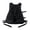 Black, variant on GARENDE Vest Bag Fashion Reflective Strip Runner Rucksack for Outdoor Hunting Hiking Black