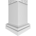 thumbnail image 5 of Ekena Millwork 8"W x 10'H Craftsman Classic Square Non-Tapered Paisley Fretwork Column w/ Tuscan Capital & Tuscan Base, 5 of 8