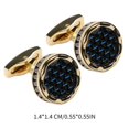 thumbnail image 4 of Gemelos Salvador para hombre dorado, 4 of 4