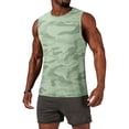 thumbnail image 3 of Sleeveless Shirts for Men Quick Dry Camo Tank Tops Casual Summer Relaxed Fit Muscle Tank Top Lounge Athletic Shirts Cool Tops, 3XL, 3 of 6