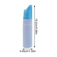 thumbnail image 3 of 70Ml Hdpe Nasal Spray Empty Bottle For Travel, Home Use - Portable Refillable Nose Sprayer Bottle With Blue Cap, White Body - Suitable For Personal Care, Traveling, Daily Use, 3 of 5