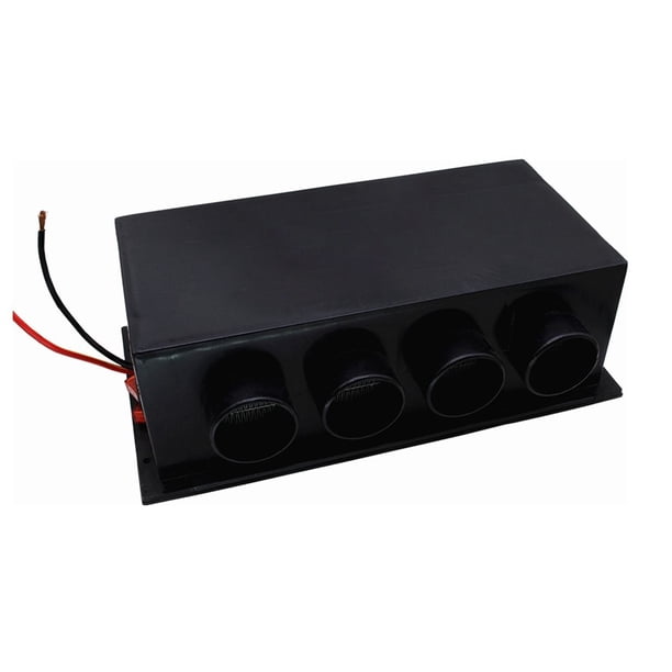 sweethay Calentador de desempañado eléctrico de alta potencia para coche, desempañador de ventana de parabrisas, ventilador de calefacción, Vehículos, repuestos y accesorios Mis 4 agujeros 24V