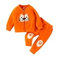 thumbnail image 1 of Gibobby Conjunto niño Recién Nacido bebé niñas niños Animal otoño manga larga pantalones chaqueta conjunto ropa(Amarillo,0-6 Meses), 1 of 5