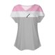thumbnail image 5 of Tops de Algodón para Mujeres Cuello en V Moda Casual Manga Corta Primavera Verano Top para el Hogar Y Diario, 5 of 7