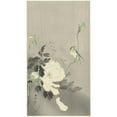 thumbnail image 2 of Ohara Koson 15x24 Black Ornate Framed Double Matted Museum Art Print Titled: Swallow with Peony (1900 - 1930), 2 of 5