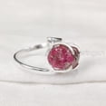 thumbnail image 3 of AAA Natural Ruby Ring, Rough Ruby Gemstone Ring, July Birthstone, Cross Prong Band, 925 Sterling Silver, Womens Ring, Christmas, Thanksgiving, Handmade, Statement Jewelry, Raw Gemstone Jewelry, 3 of 5