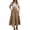 D454 Brown, variant on Angala Womens Skirts High Waist Tiered Maxi Skirts Solid Summer Flowy Lightweight Streetwear Holiday Casual Ladies Skirts Size L Green
