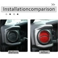 thumbnail image 3 of TINKI 12 Pcs for Tacoma 2015 2016 2017 2018 2019 2020 2021 2022 2023 Soft Carbon Fiber 3D Sticker Center Air Conditioning Vent Frame Trim Cover Interior Car Accessories, 3 of 8