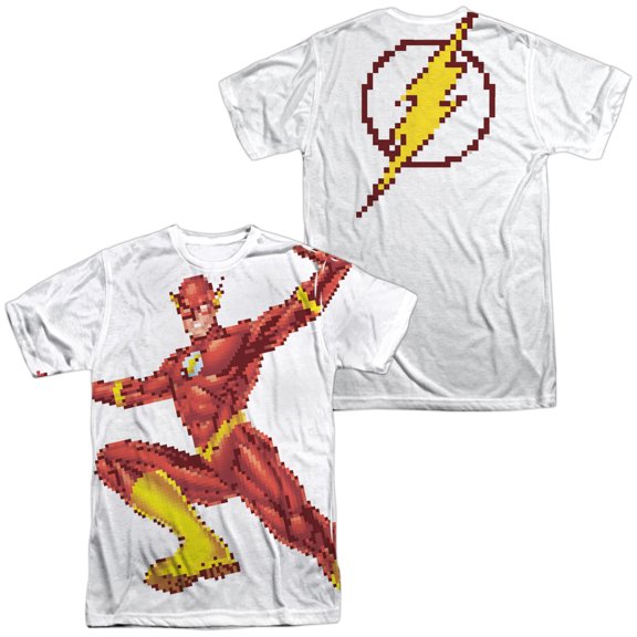 JLA Flashbit Unisex Adult Sublimated Costume T Shirt (Front/Back), 2X-Large Multicolor