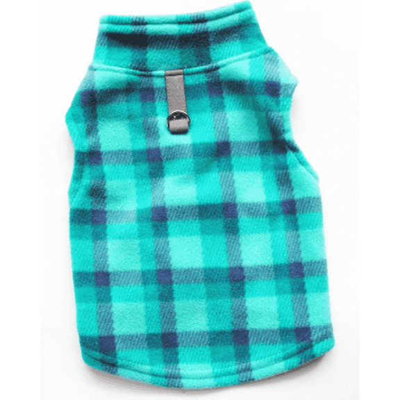 GASTROPOD Dog Sweater,Soft Fleece Material for Comfort Dog Clothes,Charming Plaid Design for a Fun Look Puppy Clothes,XS