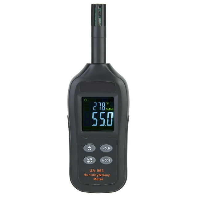 Termómetro Digital, Medidor De Humedad Y Temperatura UA963, Higrómetro De Alta Precisión Con Punto De Rocío Y Temperatura De Bulbo Húmedo