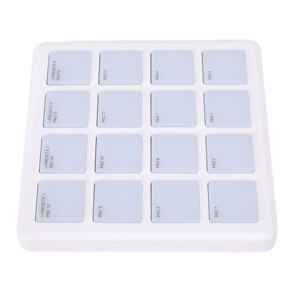 M Buder Controlador MIDI Inalámbrico Pad RGB Retroiluminado Portátil USB C para DJ y Arreglos Musicales 15.00 cm / 5.9 inches