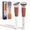 White, variant on FORICOM Two-Piece Foundation Brush (Flat Top, Slanted Top) - Premium Makeup Brush for Liquids, Creams and Powders - Polishing, Blending and Face (White)