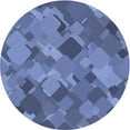 thumbnail image 1 of Ahgly Company Machine Washable Indoor Round Transitional Sky Blue Area Rugs, 6' Round, 1 of 7