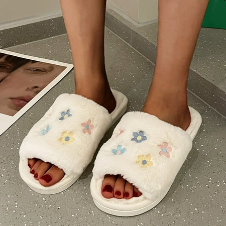 

Christmas Fashion Women s Casual Shoes Breathable Outdoor Pure Color Slippers