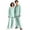 Light Green(Solid), variant on Matching Pajamas for Couples Button Down Solid His and Hers Pajamas Sets Sleepwear Long Sleeve Soft Loungewear 2 Pcs Pj Set Red XXXL