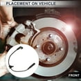 thumbnail image 3 of 1pc Car Front Brake Pad Wear Sensor for Chevrolet Silverado 2500 HD 2020-2023 TPU Rubber, 3 of 6