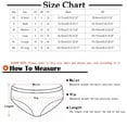 thumbnail image 4 of HVOBTTY High Waisted Soft Underwear for Women, Womens Underwear, Women's Low Waisted Adhesive Belt Invisible Seamless T-thong Thong Briefs Black, M, 4 of 4