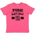 thumbnail image 3 of Inktastic Wyoming Awesome Since 1890 Youth T-Shirt, 3 of 5