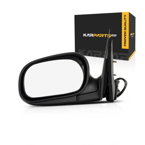 For Mercury Grand Marquis 1998-2011 Door Mirror Driver Side | Non-Heated | Power Glass | Paintable | Manual Folding | Replacement For FO1320146 | 6W7Z17683AA