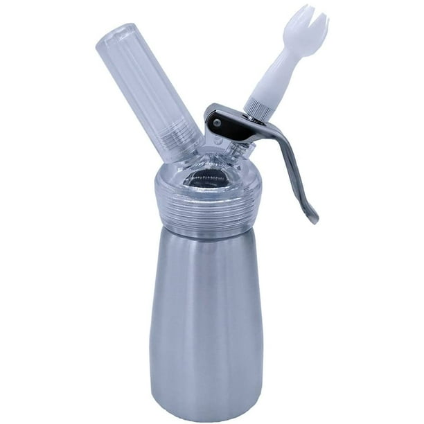 Professional N2O Aluminum Whipped Cream Dispenser with Nozzles and