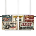 thumbnail image 6 of Retro Poster Design Car Tool Curtains For Living Room Bedroom Window Treatment Home Decoration Drapes Kitchen Curtain, 6 of 7